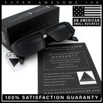 Womens Mod Flat Top Square Rectangle Beveled Diamond Cut Arm Plastic Sunglasses