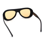 Retro Dimensional Metal Socket Rim Tear Drop Shape Racer Plastic Sunglasses