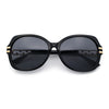 Classic 90s Womens Bejeweled Rhinestone Bling Arm Designer Butterfly Sunglasses