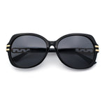 Classic 90s Womens Bejeweled Rhinestone Bling Arm Designer Butterfly Sunglasses