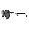 Classic 90s Womens Bejeweled Rhinestone Bling Arm Designer Butterfly Sunglasses