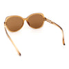 Classic 90s Womens Bejeweled Rhinestone Bling Arm Designer Butterfly Sunglasses