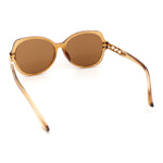Classic 90s Womens Bejeweled Rhinestone Bling Arm Designer Butterfly Sunglasses