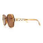 Classic 90s Womens Bejeweled Rhinestone Bling Arm Designer Butterfly Sunglasses