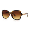 Classic 90s Womens Bejeweled Rhinestone Bling Arm Designer Butterfly Sunglasses