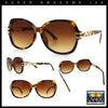 Classic 90s Womens Bejeweled Rhinestone Bling Arm Designer Butterfly Sunglasses