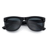 Retro Concave Curved Front Horn Rim Hipster Plastic Fashion Sunglasses