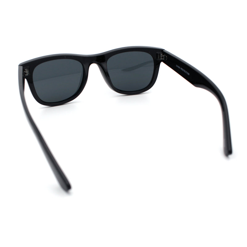 Retro Concave Curved Front Horn Rim Hipster Plastic Fashion Sunglasses