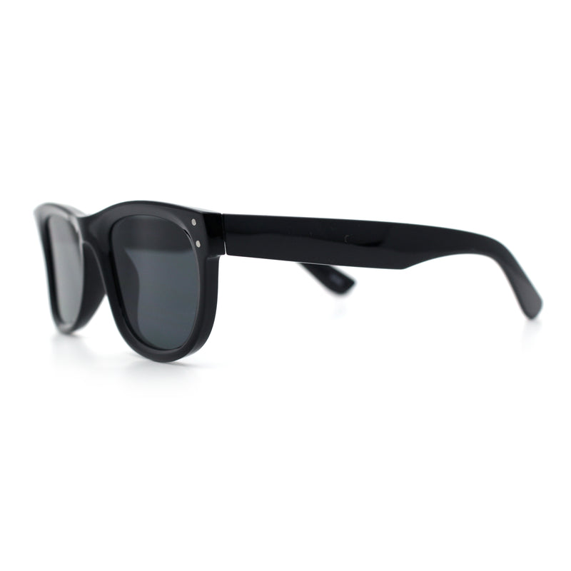 Retro Concave Curved Front Horn Rim Hipster Plastic Fashion Sunglasses