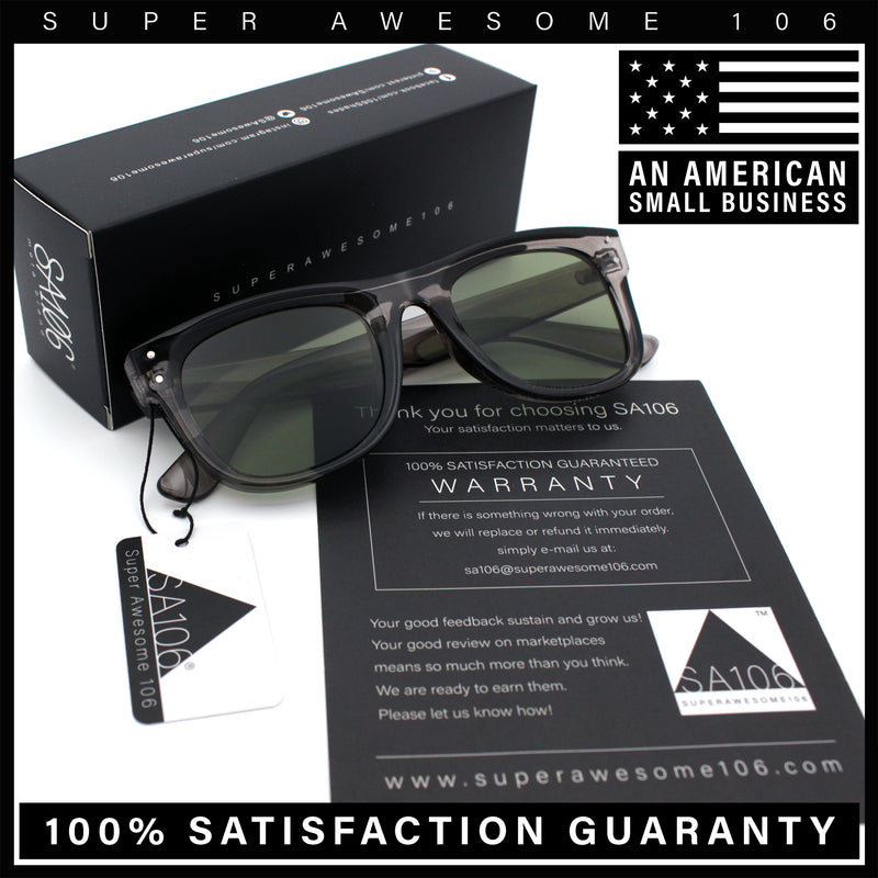 Retro Concave Curved Front Horn Rim Hipster Plastic Fashion Sunglasses