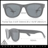 Retro Concave Curved Front Horn Rim Hipster Plastic Fashion Sunglasses