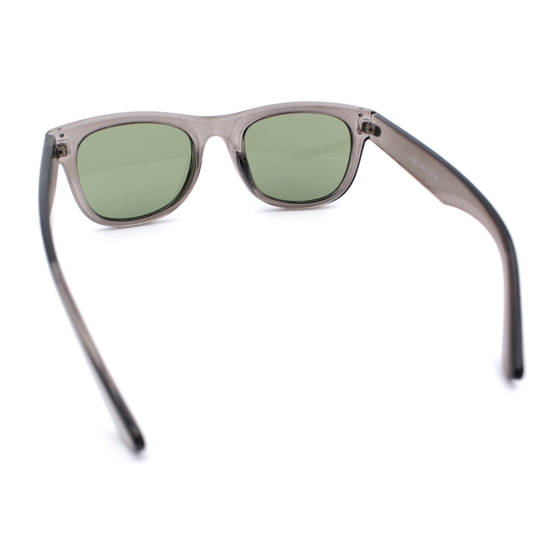 Retro Concave Curved Front Horn Rim Hipster Plastic Fashion Sunglasses