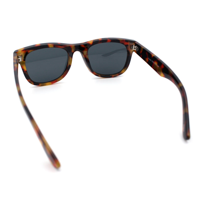 Retro Concave Curved Front Horn Rim Hipster Plastic Fashion Sunglasses