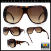 Womens Oversized Shield Cropped Side Flat Top Plastic Diva Fashion Sunglasses