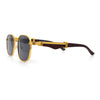 Mens Luxury Oversize Wood Buff Rectangle OG Gangster Sunglasses
