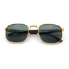 Mens Luxury Oversize Wood Buff Rectangle OG Gangster Sunglasses