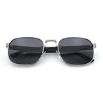Mens Luxury Oversize Wood Buff Rectangle OG Gangster Sunglasses
