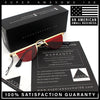 Funky Cropped Half Circle Flat Top Half Metal Rim Hippie Sunglasses