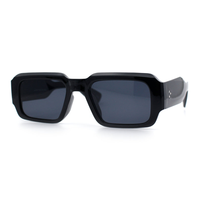 Mod Thick Plastic Minimal Plastic Retro Fashion Sunglasses