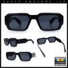 Mod Thick Plastic Minimal Plastic Retro Fashion Sunglasses