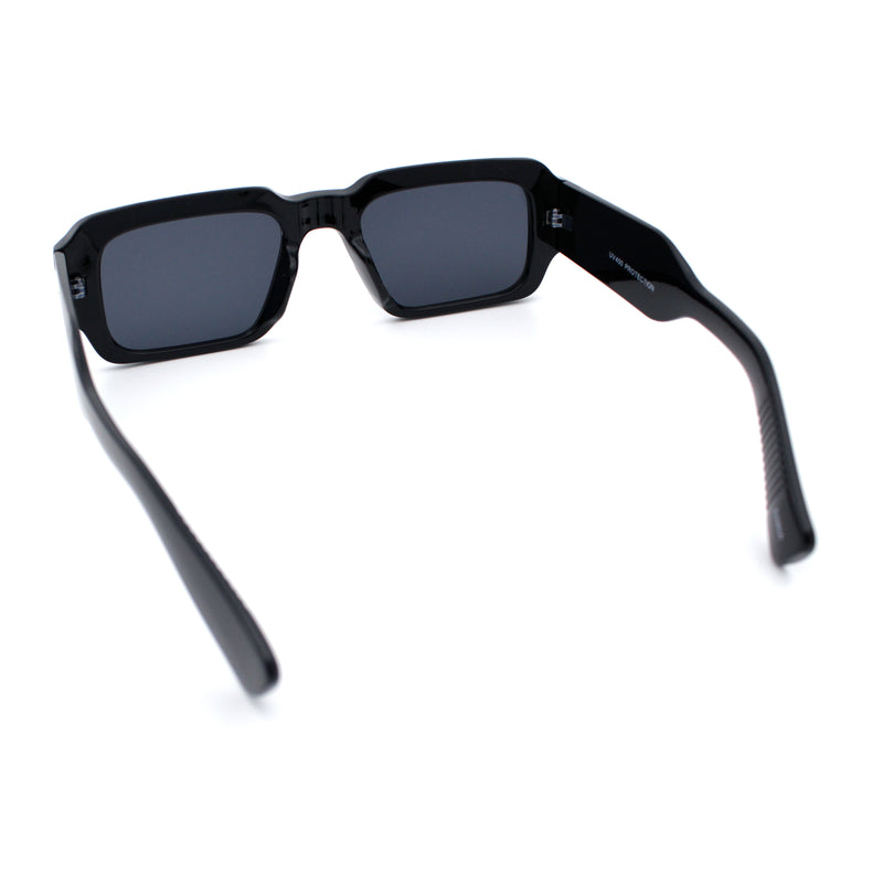Mod Thick Plastic Minimal Plastic Retro Fashion Sunglasses
