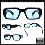Mod Thick Plastic Minimal Plastic Retro Fashion Sunglasses