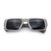 Mod Thick Plastic Minimal Plastic Retro Fashion Sunglasses