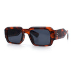 Mod Thick Plastic Minimal Plastic Retro Fashion Sunglasses