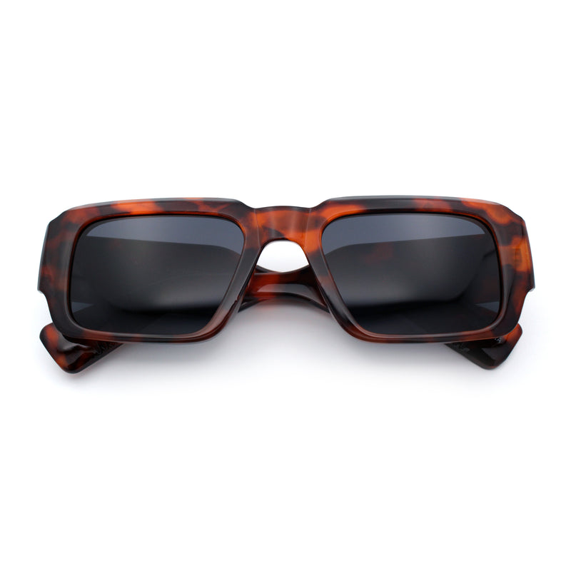 Mod Thick Plastic Minimal Plastic Retro Fashion Sunglasses