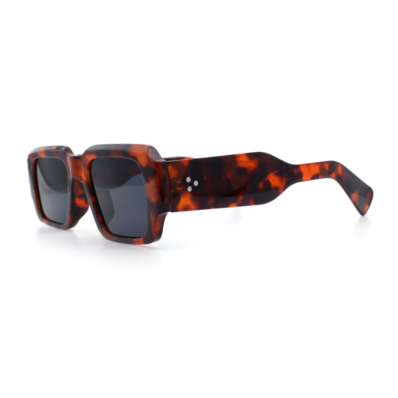 Mod Thick Plastic Minimal Plastic Retro Fashion Sunglasses