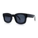 Retro Nostalgic Thick Bubble Plastic Frame Retro Horn Rim Sunglasses