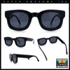 Retro Nostalgic Thick Bubble Plastic Frame Retro Horn Rim Sunglasses