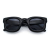 Retro Nostalgic Thick Bubble Plastic Frame Retro Horn Rim Sunglasses