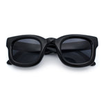 Retro Nostalgic Thick Bubble Plastic Frame Retro Horn Rim Sunglasses