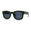 Retro Nostalgic Thick Bubble Plastic Frame Retro Horn Rim Sunglasses