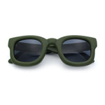 Retro Nostalgic Thick Bubble Plastic Frame Retro Horn Rim Sunglasses