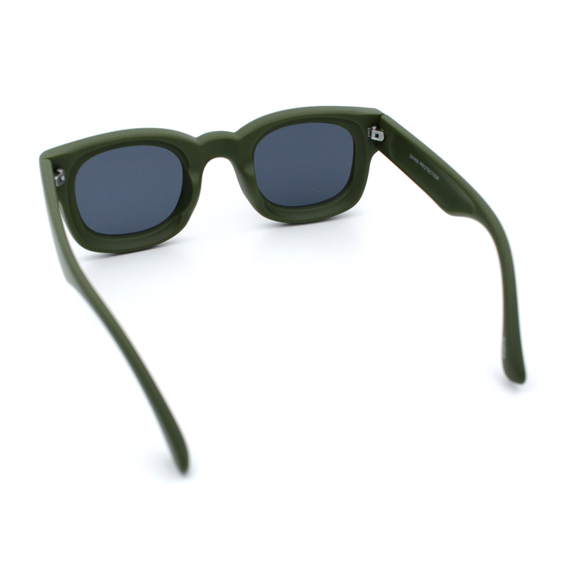 Retro Nostalgic Thick Bubble Plastic Frame Retro Horn Rim Sunglasses