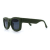 Retro Nostalgic Thick Bubble Plastic Frame Retro Horn Rim Sunglasses
