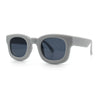 Retro Nostalgic Thick Bubble Plastic Frame Retro Horn Rim Sunglasses