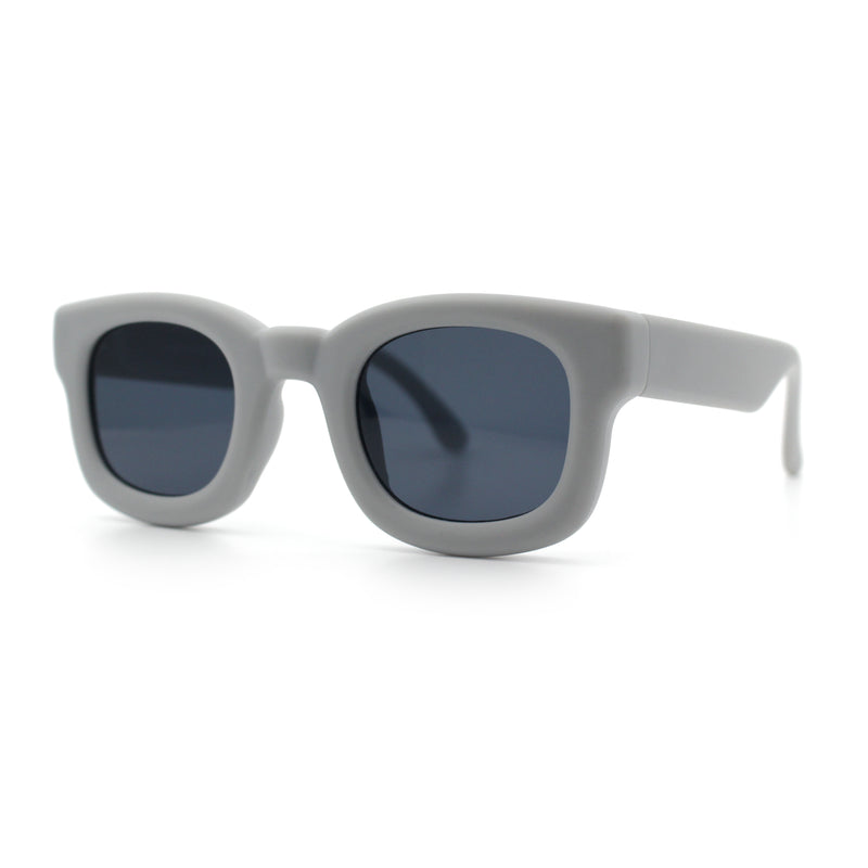 Retro Nostalgic Thick Bubble Plastic Frame Retro Horn Rim Sunglasses
