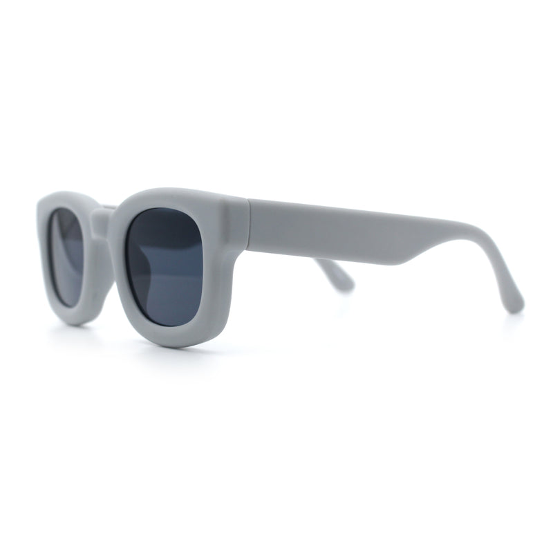Retro Nostalgic Thick Bubble Plastic Frame Retro Horn Rim Sunglasses