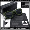 Retro Nostalgic Thick Bubble Plastic Frame Retro Horn Rim Sunglasses