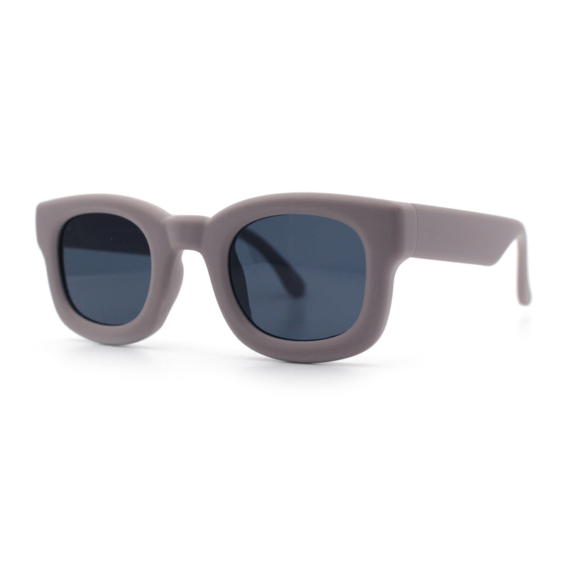 Retro Nostalgic Thick Bubble Plastic Frame Retro Horn Rim Sunglasses