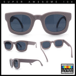 Retro Nostalgic Thick Bubble Plastic Frame Retro Horn Rim Sunglasses