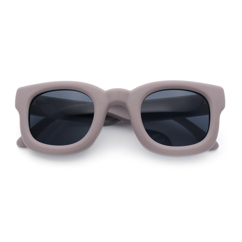 Retro Nostalgic Thick Bubble Plastic Frame Retro Horn Rim Sunglasses