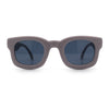 Retro Nostalgic Thick Bubble Plastic Frame Retro Horn Rim Sunglasses