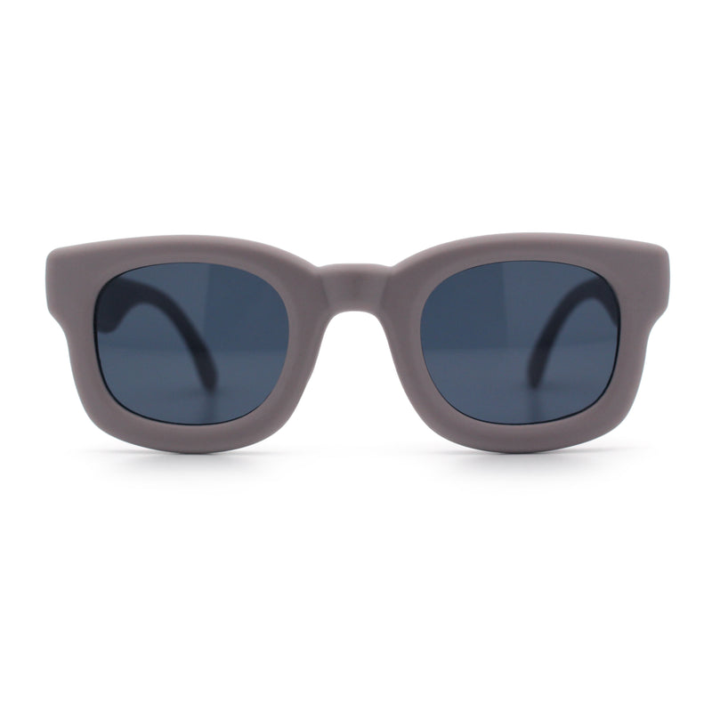 Retro Nostalgic Thick Bubble Plastic Frame Retro Horn Rim Sunglasses