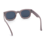 Retro Nostalgic Thick Bubble Plastic Frame Retro Horn Rim Sunglasses