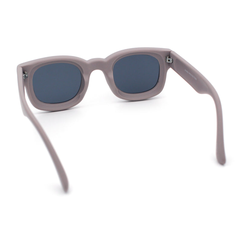Retro Nostalgic Thick Bubble Plastic Frame Retro Horn Rim Sunglasses