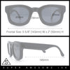 Retro Nostalgic Thick Bubble Plastic Frame Retro Horn Rim Sunglasses
